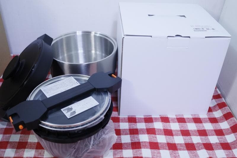 新品★クッキングプロ 電気圧力鍋 & 専用保温調理ポット＆2段蒸し器ラック