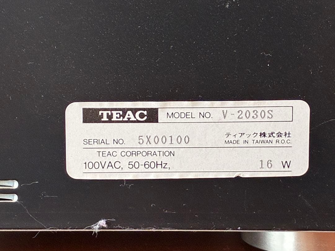 【10/28迄】TEAC V-2030S カセットデッキ