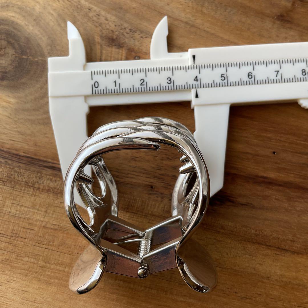 髪の多い方にお勧め　Lelet NY セレネクリップ　ロジウムコーティング