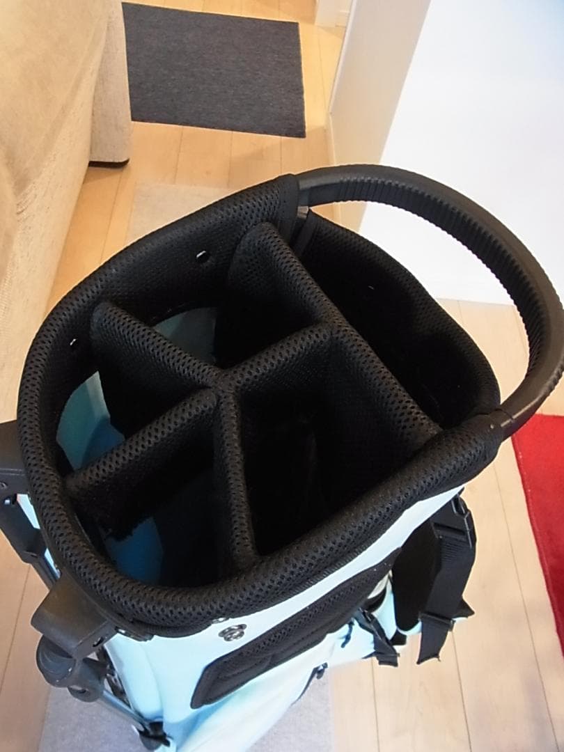 10YASHOW10(東家商店)◆キャディバッグ スタンドバッグ ライトブルー