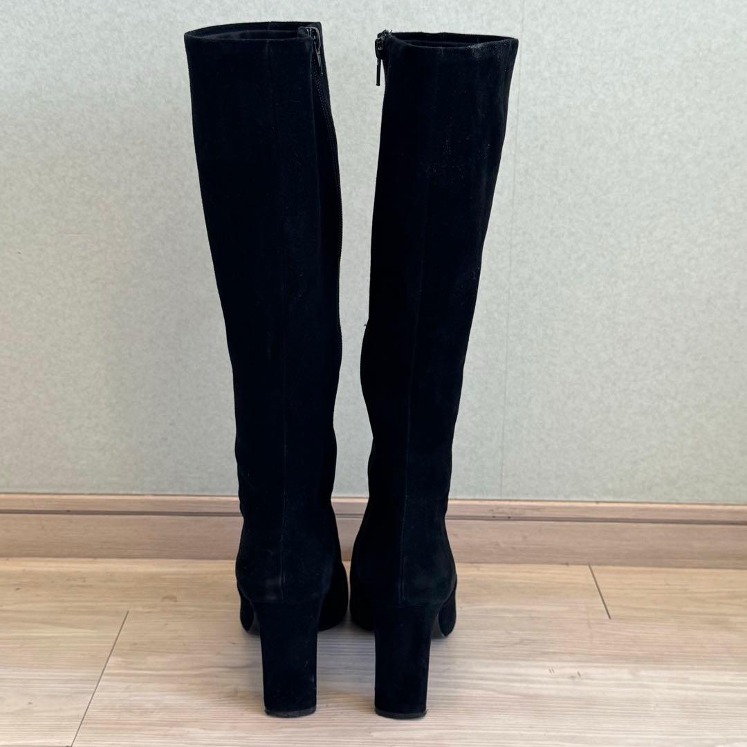 鈴木亜美さんプロデュース スエードロングブーツ L