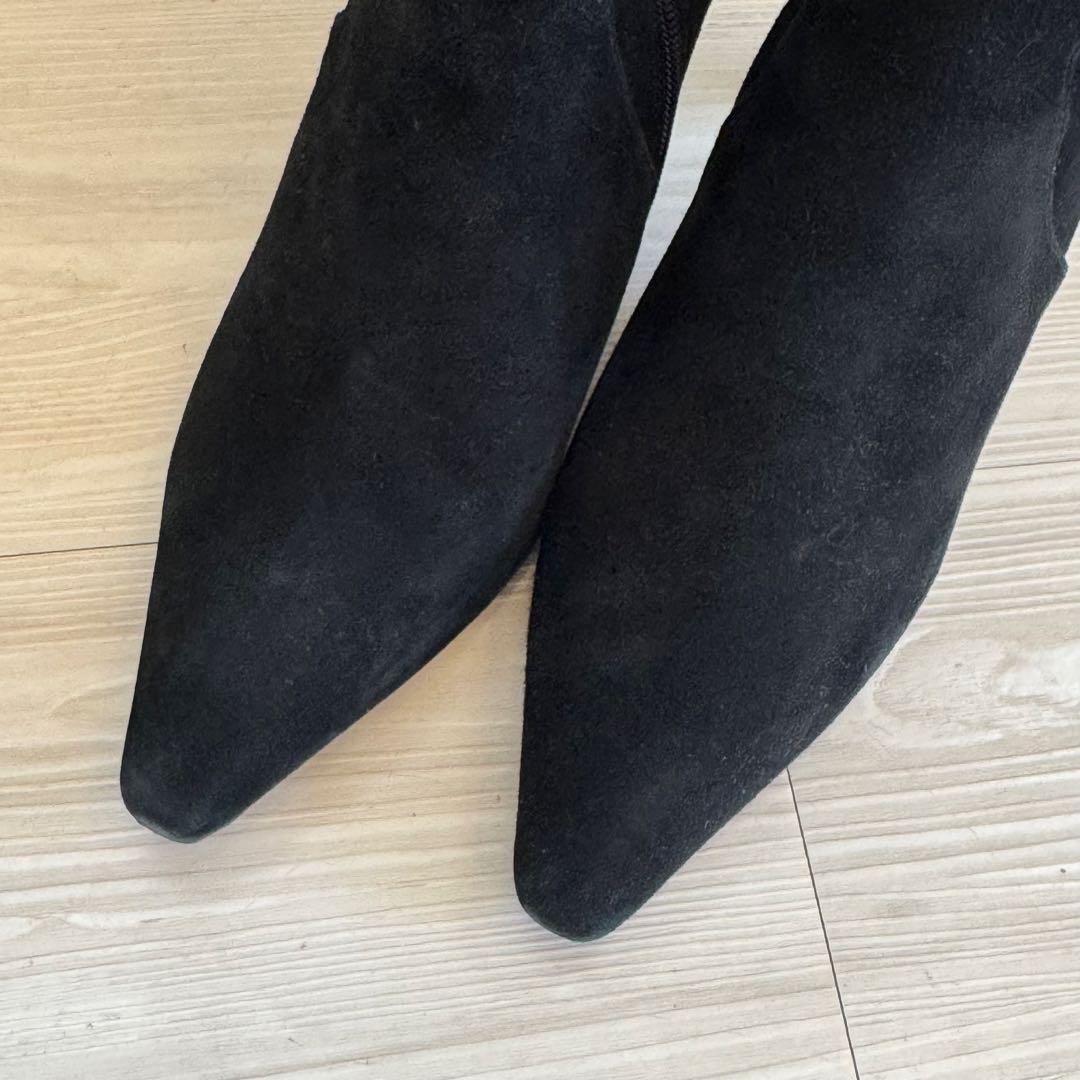 鈴木亜美さんプロデュース スエードロングブーツ L