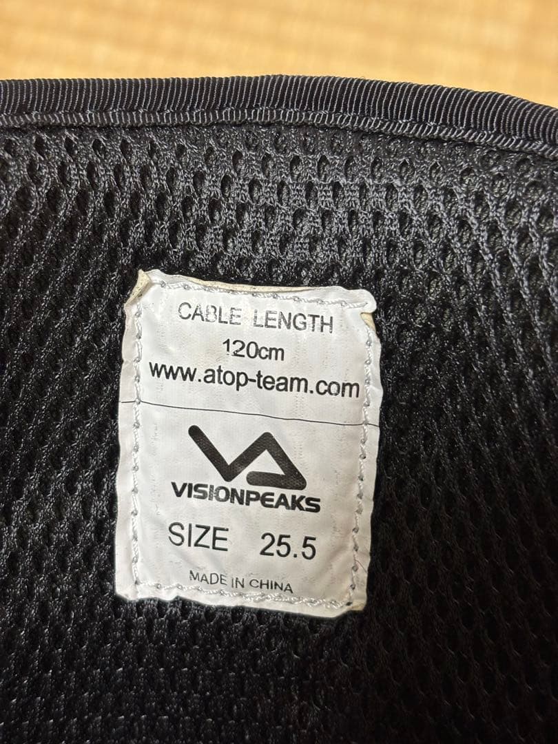 美品！VISIONPEAKSのブーツ atop搭載で締め付け楽々 色ブラック