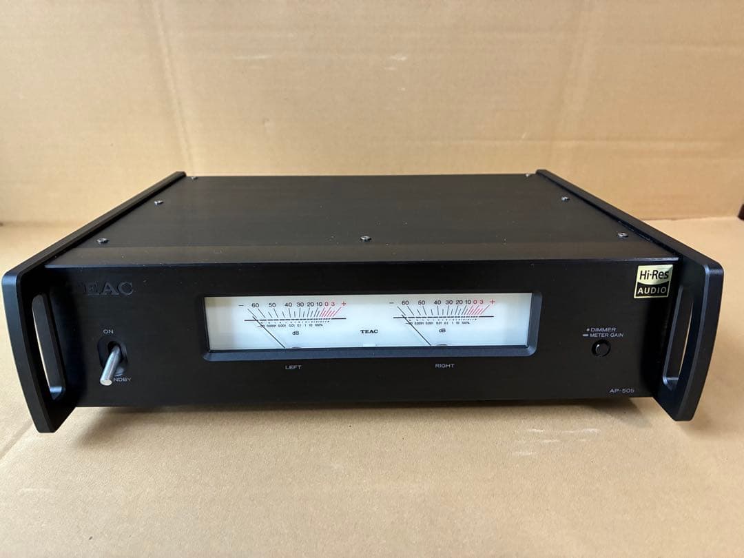 TEAC AP-505 パワーアンプ 元箱あり 動作確認済み