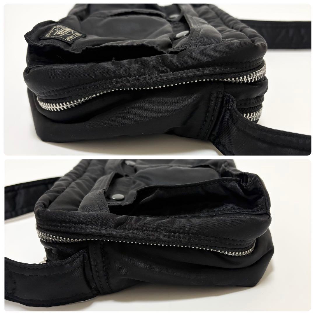 美品　ポーター　タンカー　ショルダーバッグ　S YKK 黒