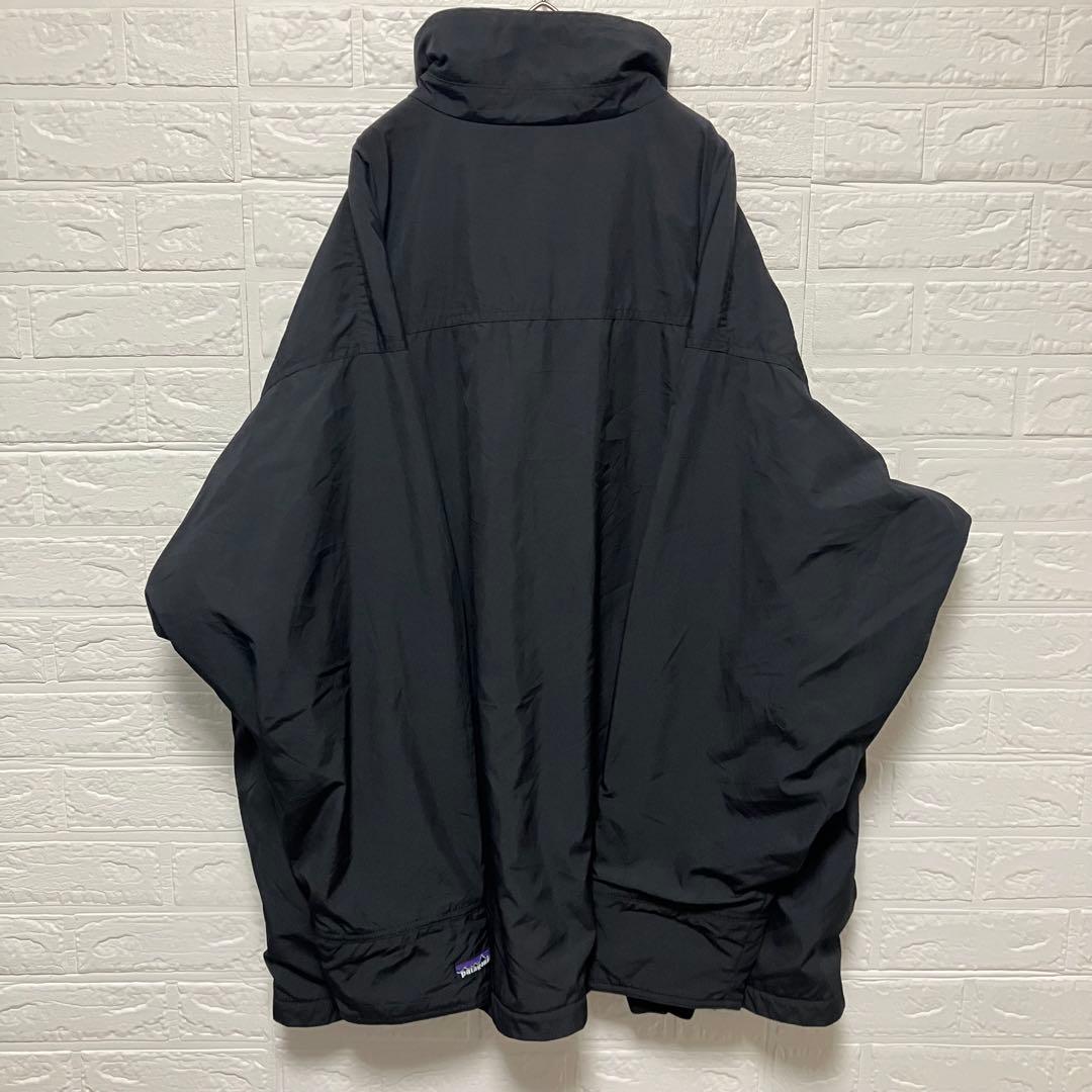 ●F970【US輸入】 シェルドシンチラジャケット ブラック系メンズ【XXL】