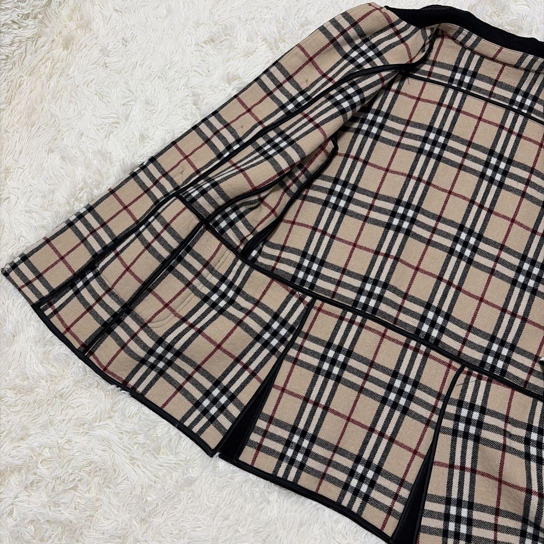 ✨美品✨BURBERRY ダッフルコート 黒 ウール 赤タグ 希少 ノバチェック