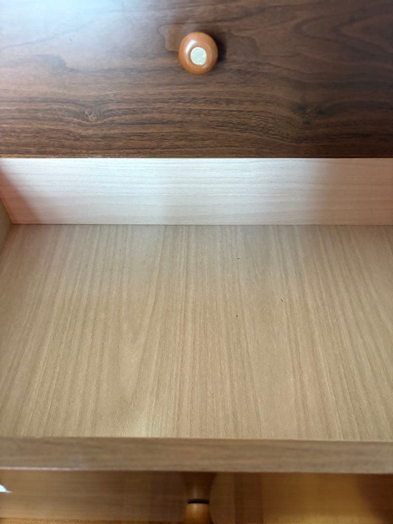 ブラウン木製タンス woody life GOOD DESIGN