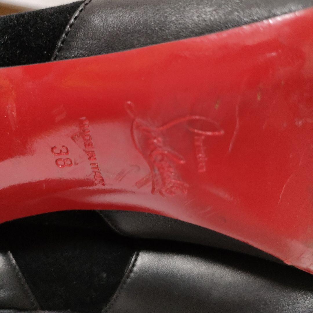 美品❢Christian Louboutin ロングブーツ　革　レザー　ヒール