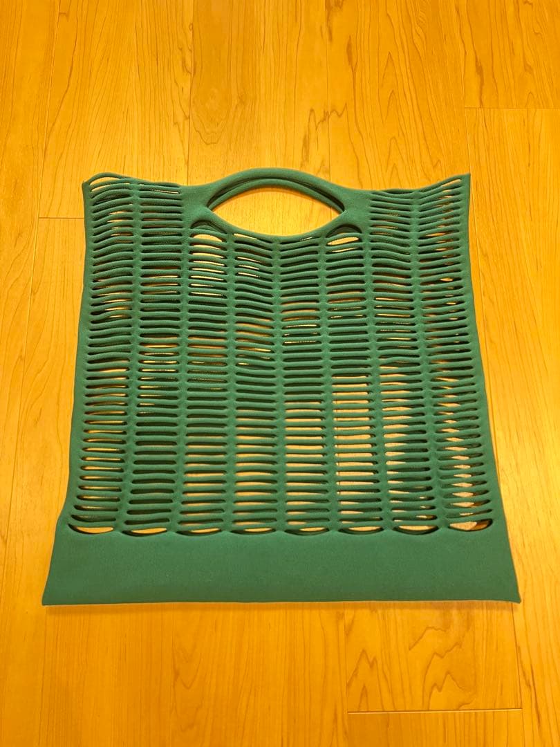 【極美品】Issey Miyake イッセイミヤケ Mokko エコバッグ 緑