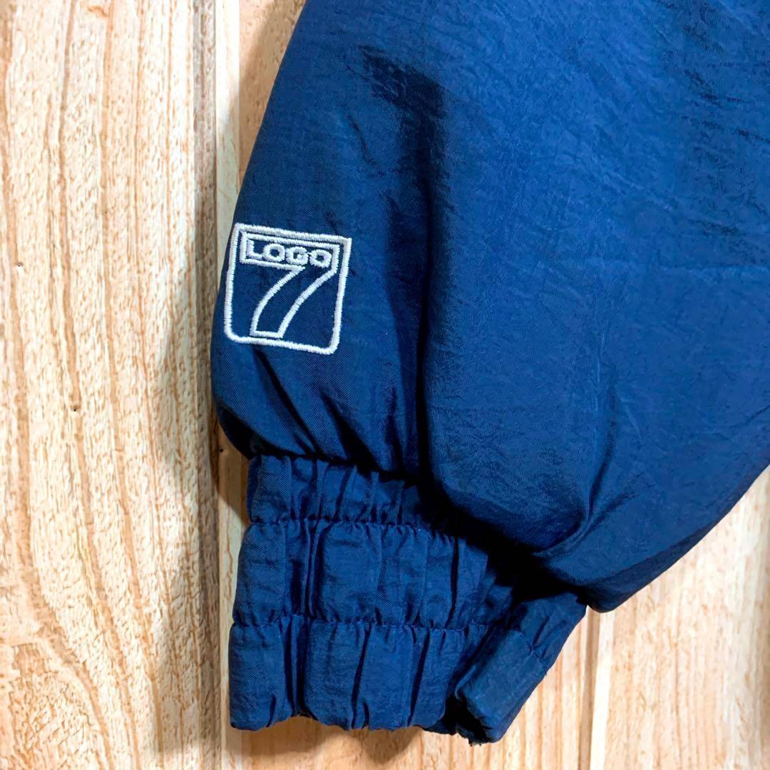 Mariners スタジャン ◎LOGO7社製 デカロゴ 刺繍 ナイロン 中綿