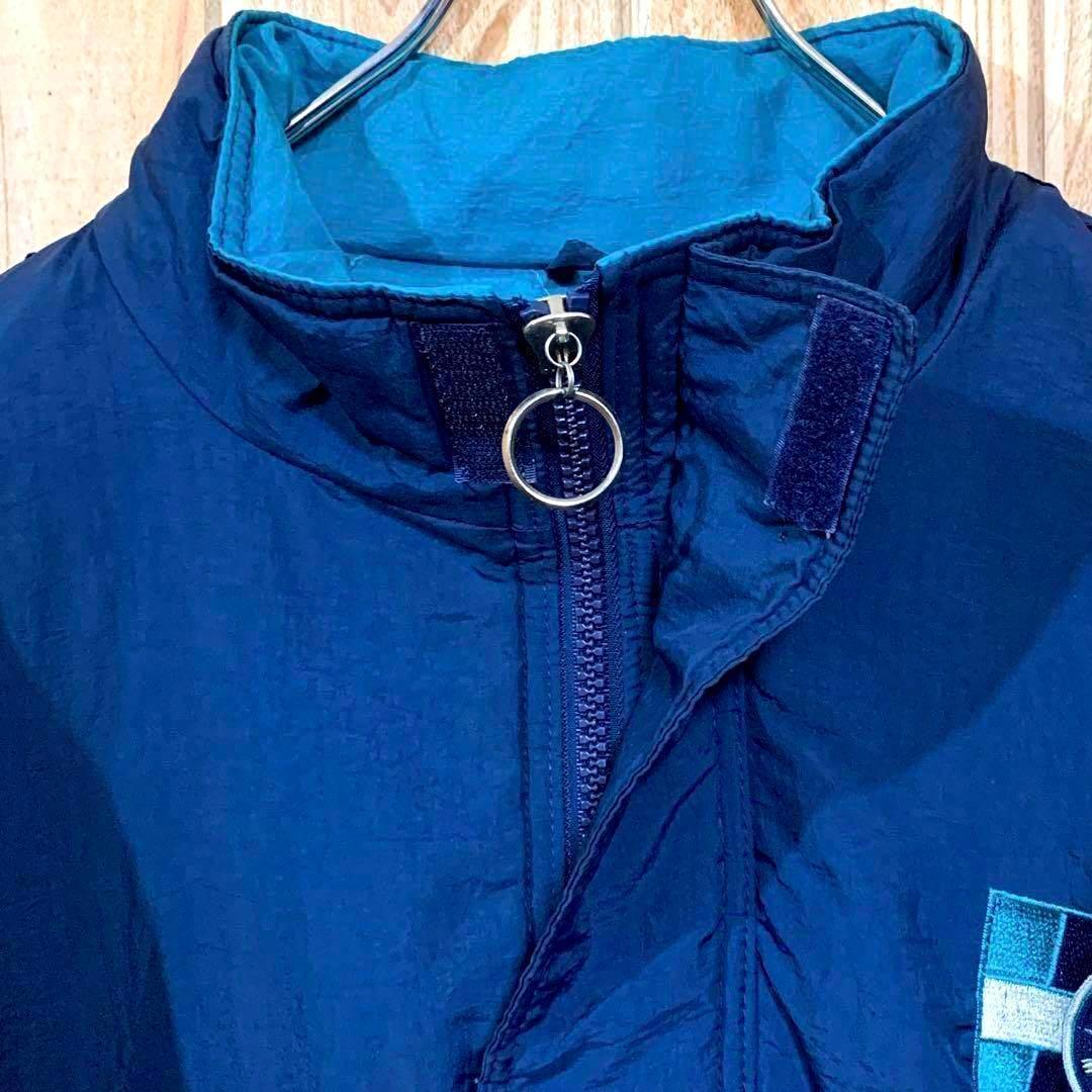 Mariners スタジャン ◎LOGO7社製 デカロゴ 刺繍 ナイロン 中綿