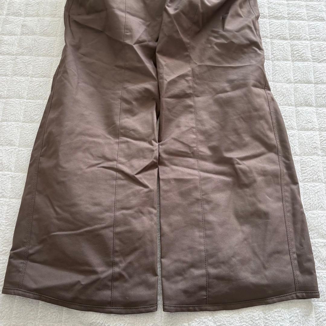 ellesse スキーウェア レディース上下 7-2ベージュ×ブラウンダウン80