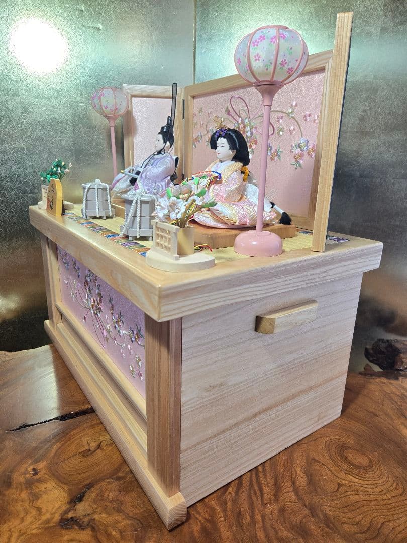 【一点限り】雛人形 収納飾り　SH46