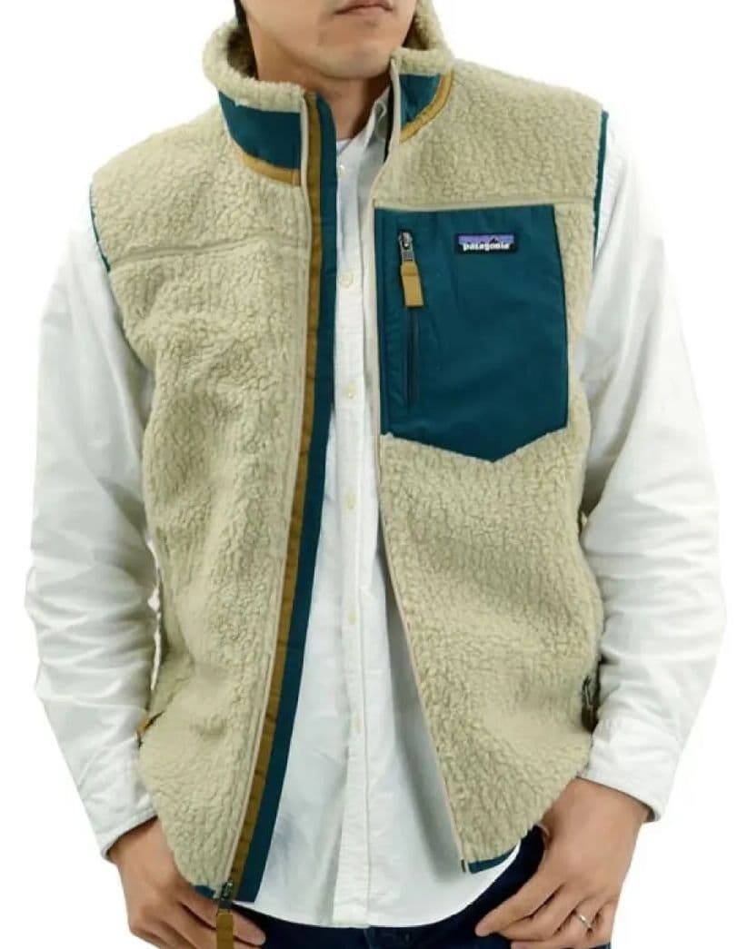 【極美品】patagoniaパタゴニア メンズクラシックレトロXベスト ペリカン