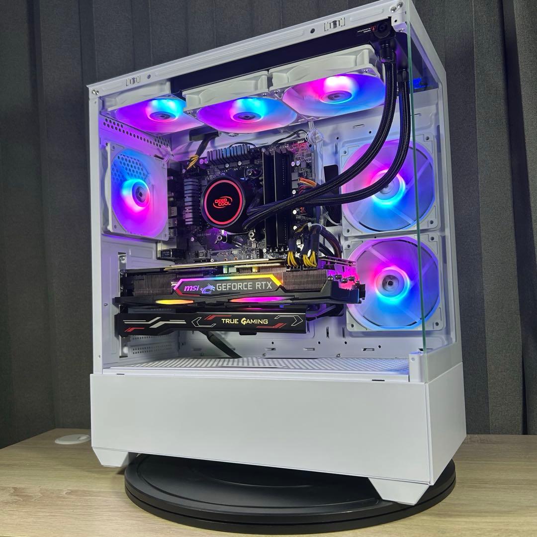 高性能 白 ゲーミングPC RTX2080 Windows11 ワイルズ超快適