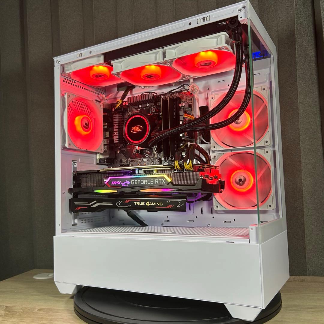 高性能 白 ゲーミングPC RTX2080 Windows11 ワイルズ超快適