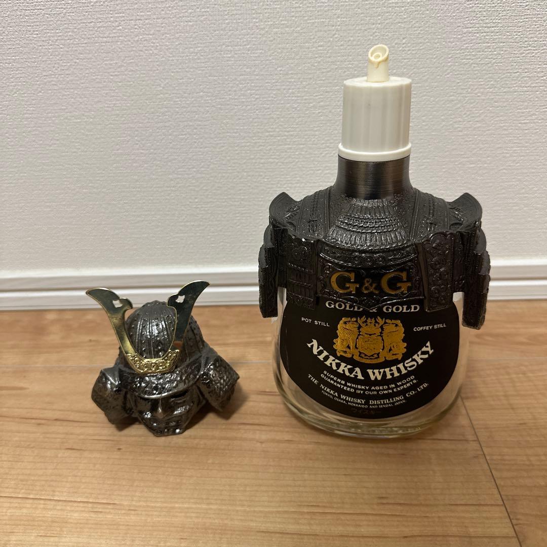 NIKKA WHISKY G&G GOLD & GOLD 750ml 空瓶 将軍