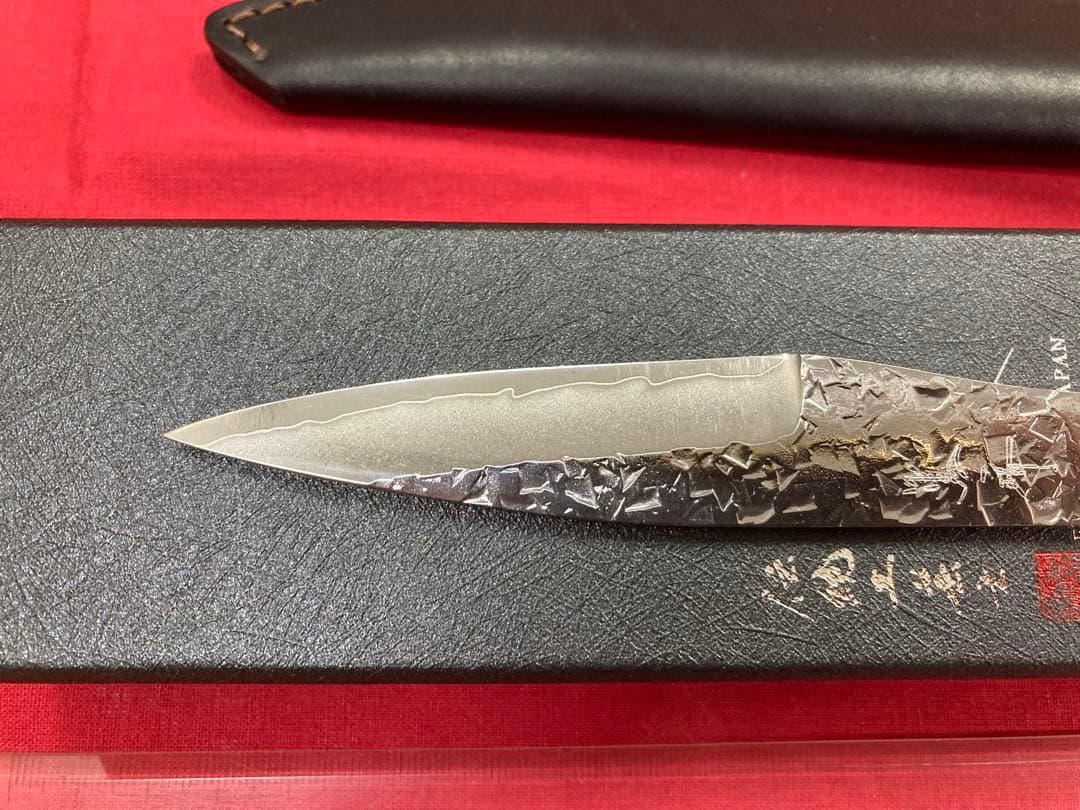 『アウトドアにも！』黒崎優作 カスタムナイフ 80mm