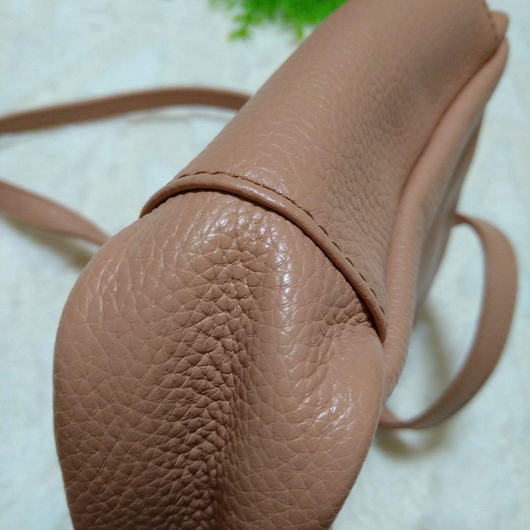 ear PAPILLONNER イアパピヨネ　ショルダーバッグ ピンクベージュ