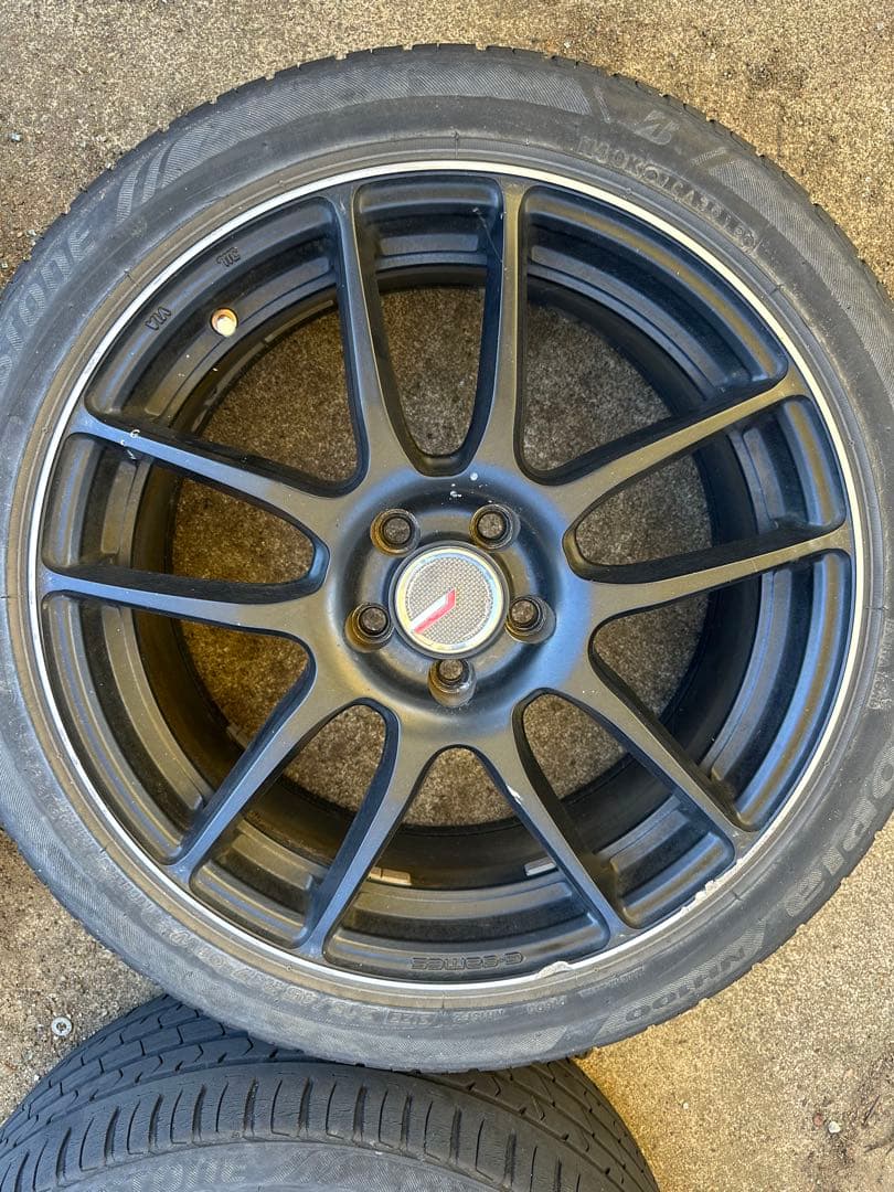 17インチ アルミホイールレイズ　RAYS g-games 五穴7J