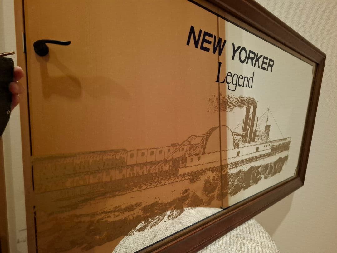 横長ヴィンテージミラー NEW YORKER Legendk