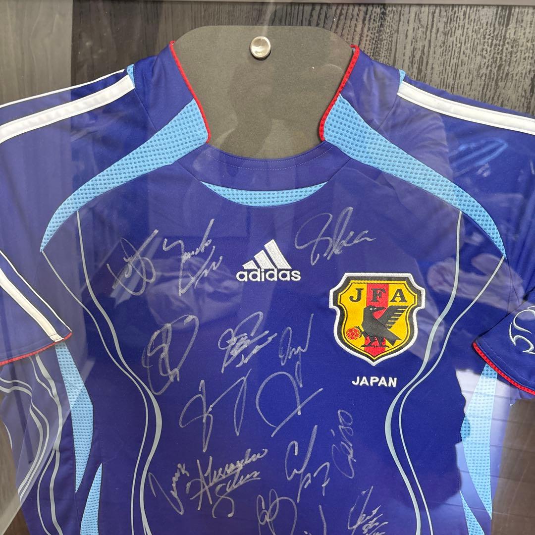 2006W杯日本代表 サイン入りユニフォーム