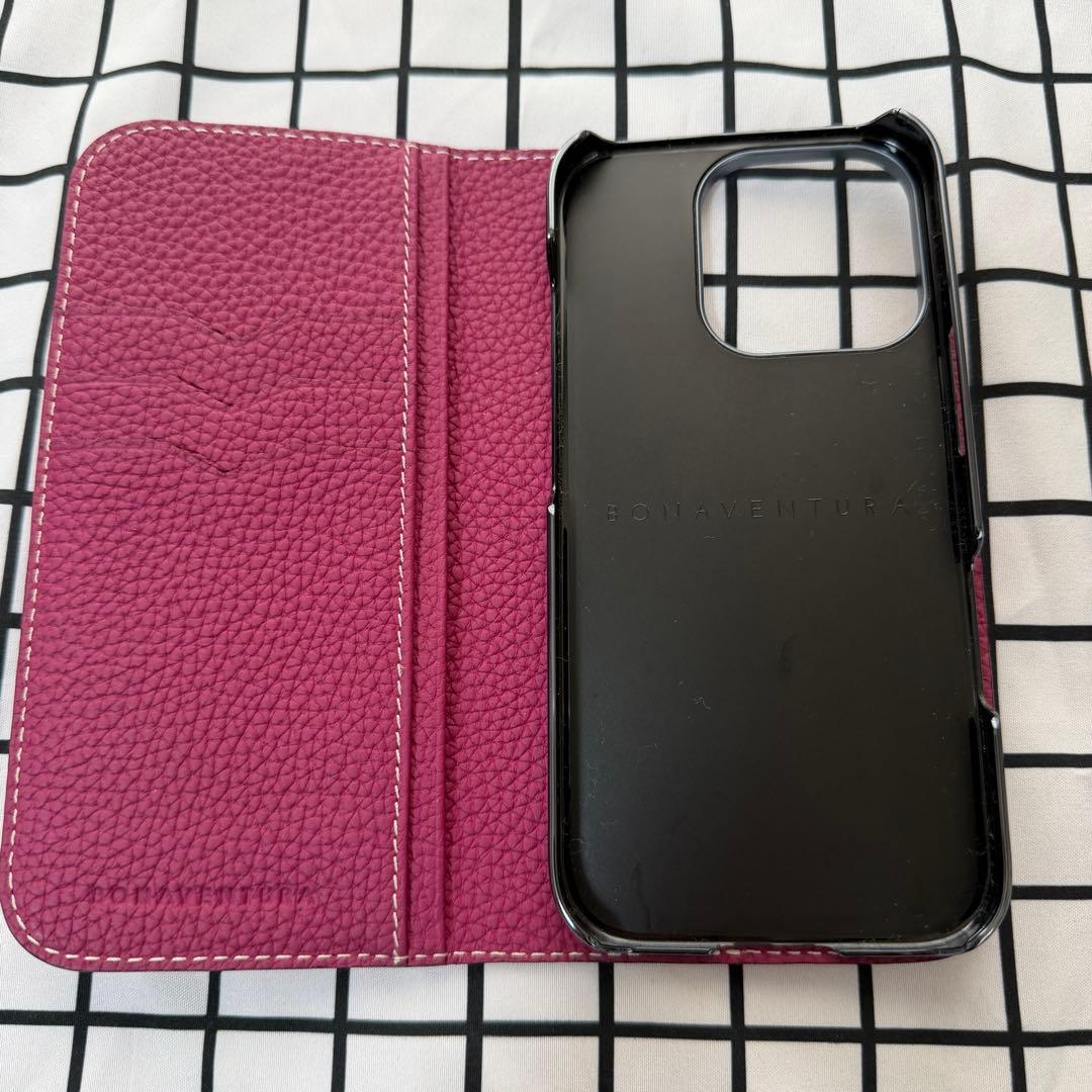 ほぼ新品！Bonaventureボナベンチュラ iphone16pro アネモネ