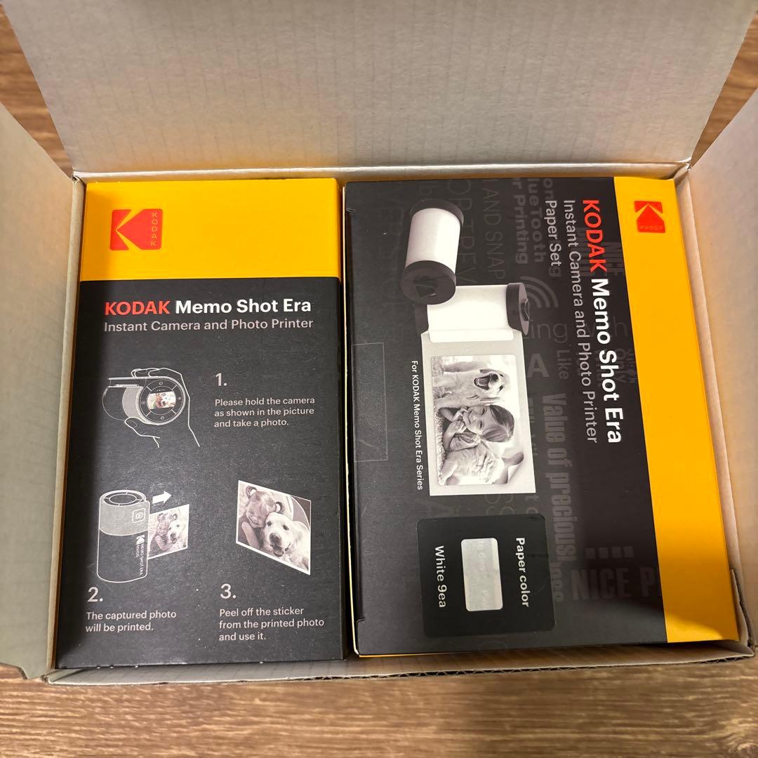 KODAK Memo Shot Era インスタントカメラとフォトプリンター