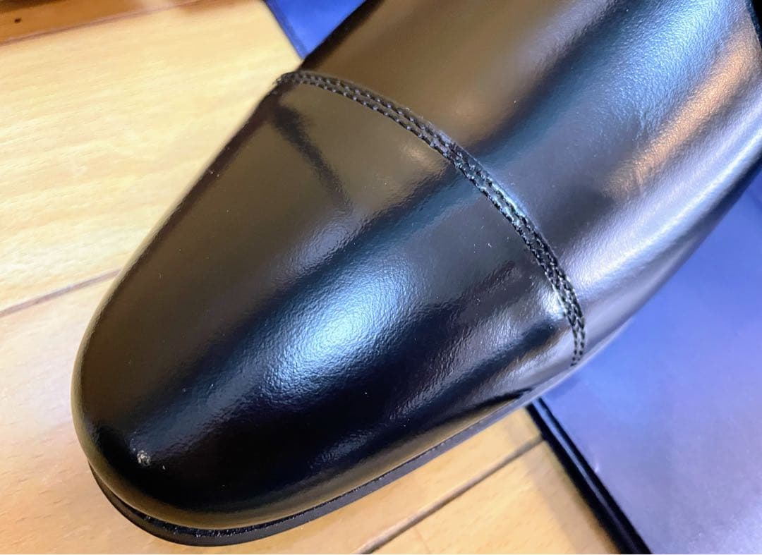 新品リーガルビジネスシューズモンクストラップスクラッチタフレザー25.5