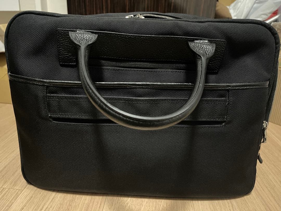 ユーストン 3 ダブルブリーフケース エキスパンダブル　ブラックレーベル