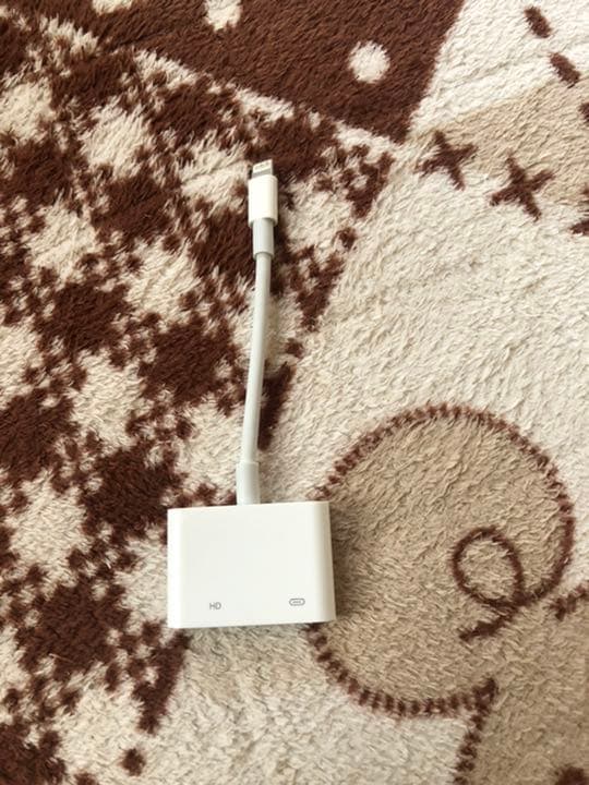 Apple lightning AVアダプター USBケーブルセット