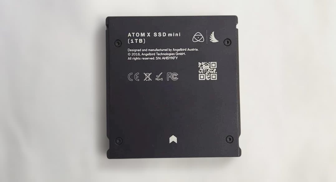 ビデオカメラ ATOM X SSD mini 1TB