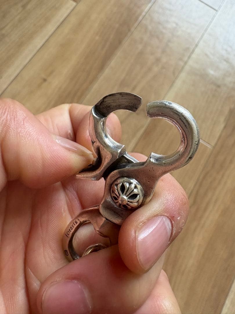 クロムハーツ　CLIP NO2 BALL 3D キーリング