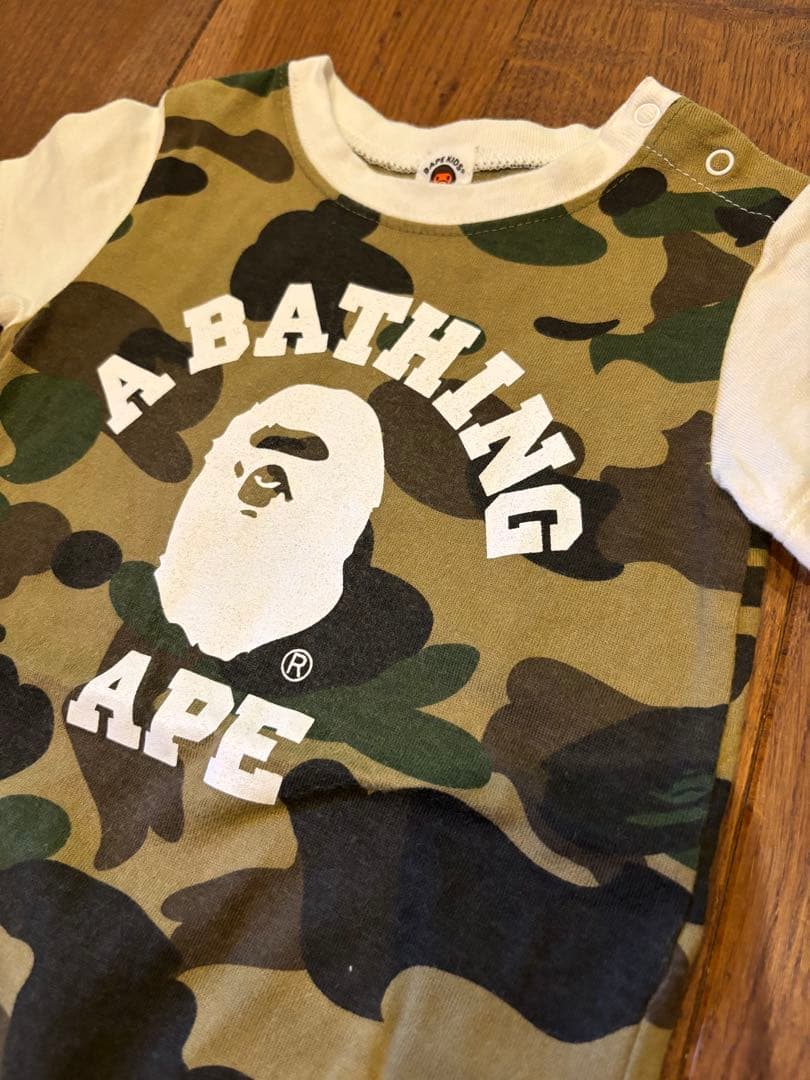 【3点セット】 BAPE KIDS キッズ 迷彩 80