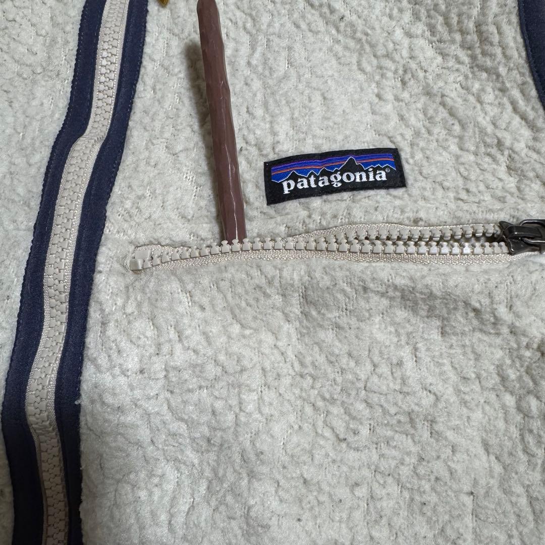 パタゴニア patagonia ベスト　フリース　オフホワイト