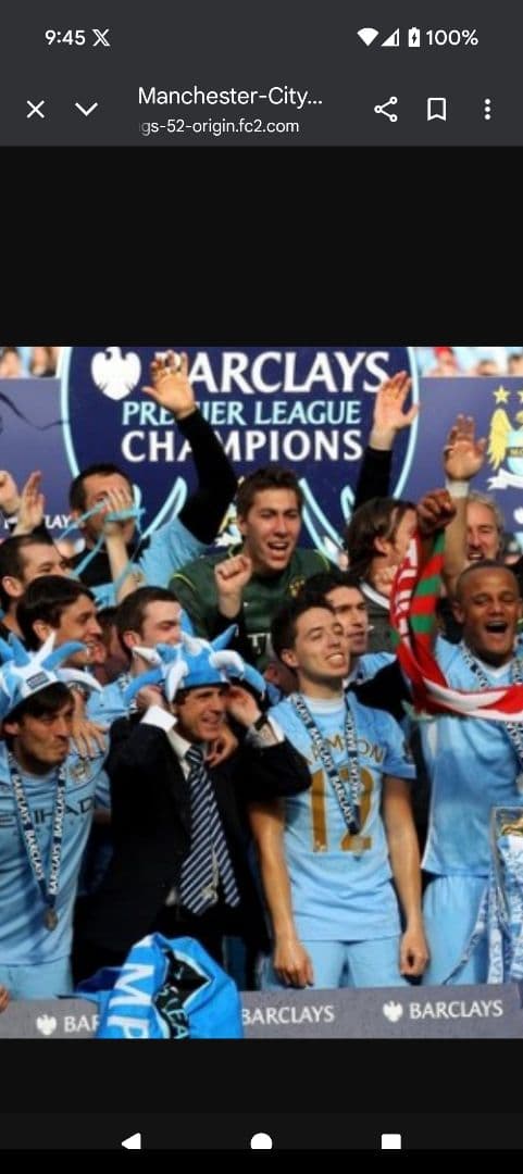 UMBRO11/12マンチェスター・シティA優勝記念ユニフォームNo.12