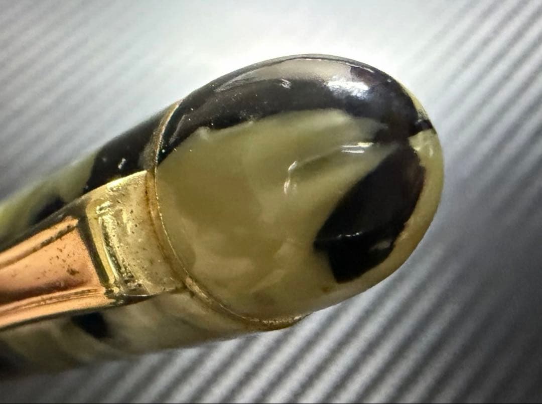 美品 プラチナ 万年筆 3776 セルロイド イシガキ M 中字