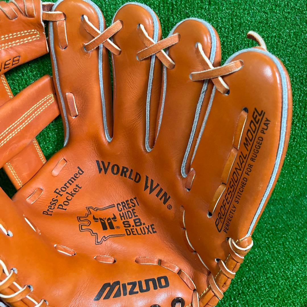 【当時物】 ミズノ ワールドウィン 硬式用 内野手用 大人用 グローブ