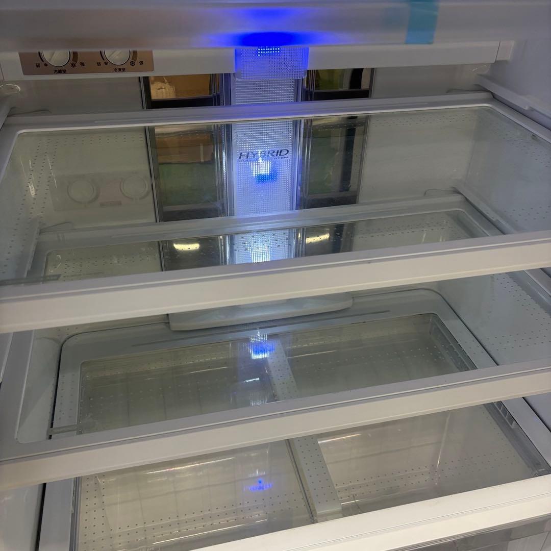 71　SHARP　冷蔵庫　500-600ℓ　黒　大型　右開き　設置無料　安い‼️