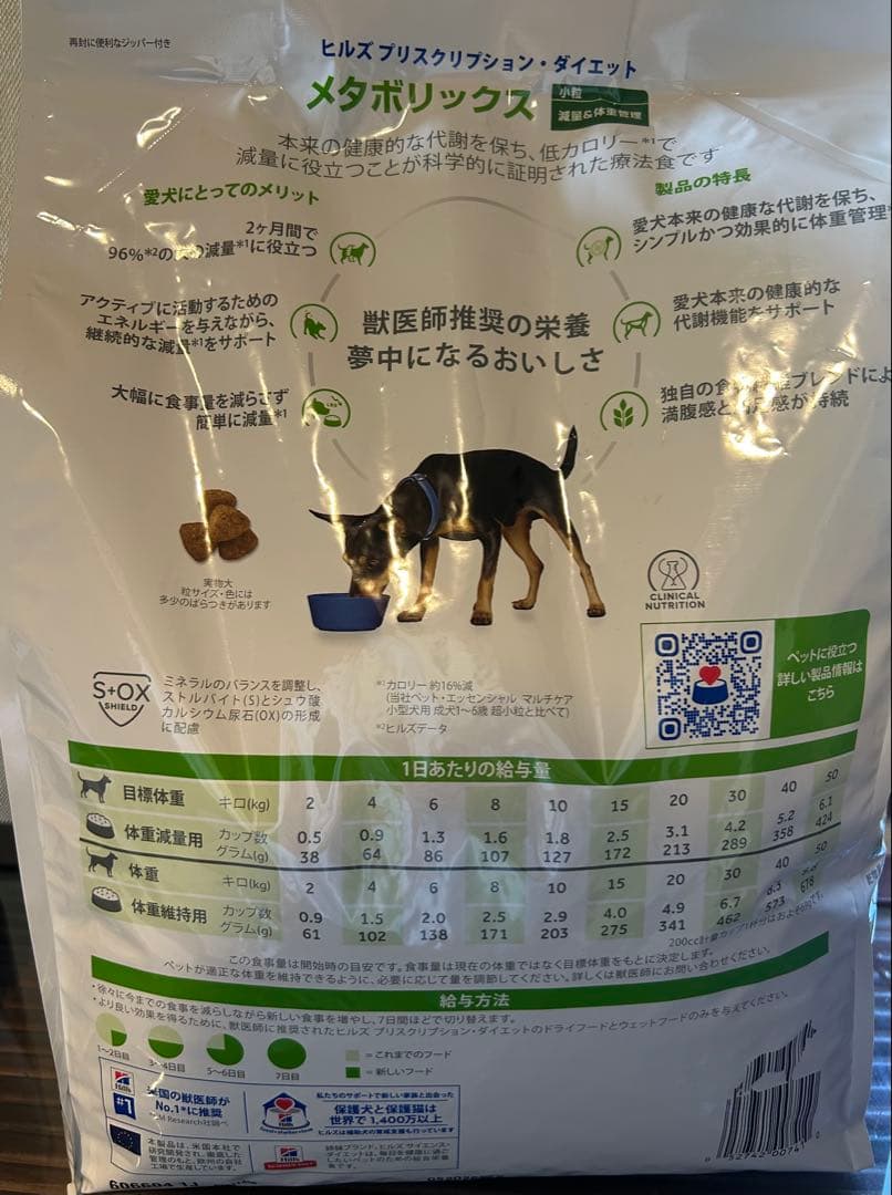 Hills メタボリックス 小粒 3kg 2袋