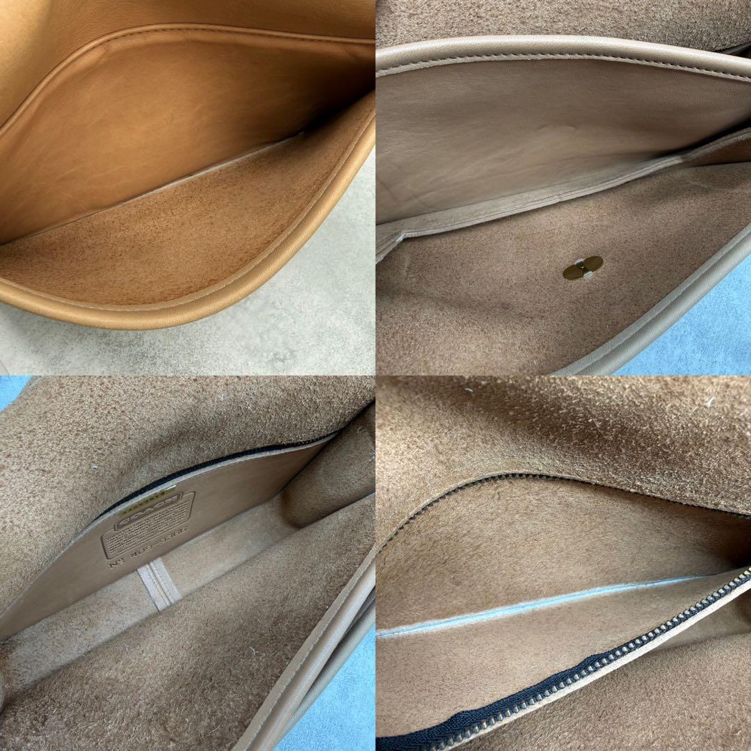 COACH オールドコーチ ショルダーバッグ レザー クロスボディ ターンロック