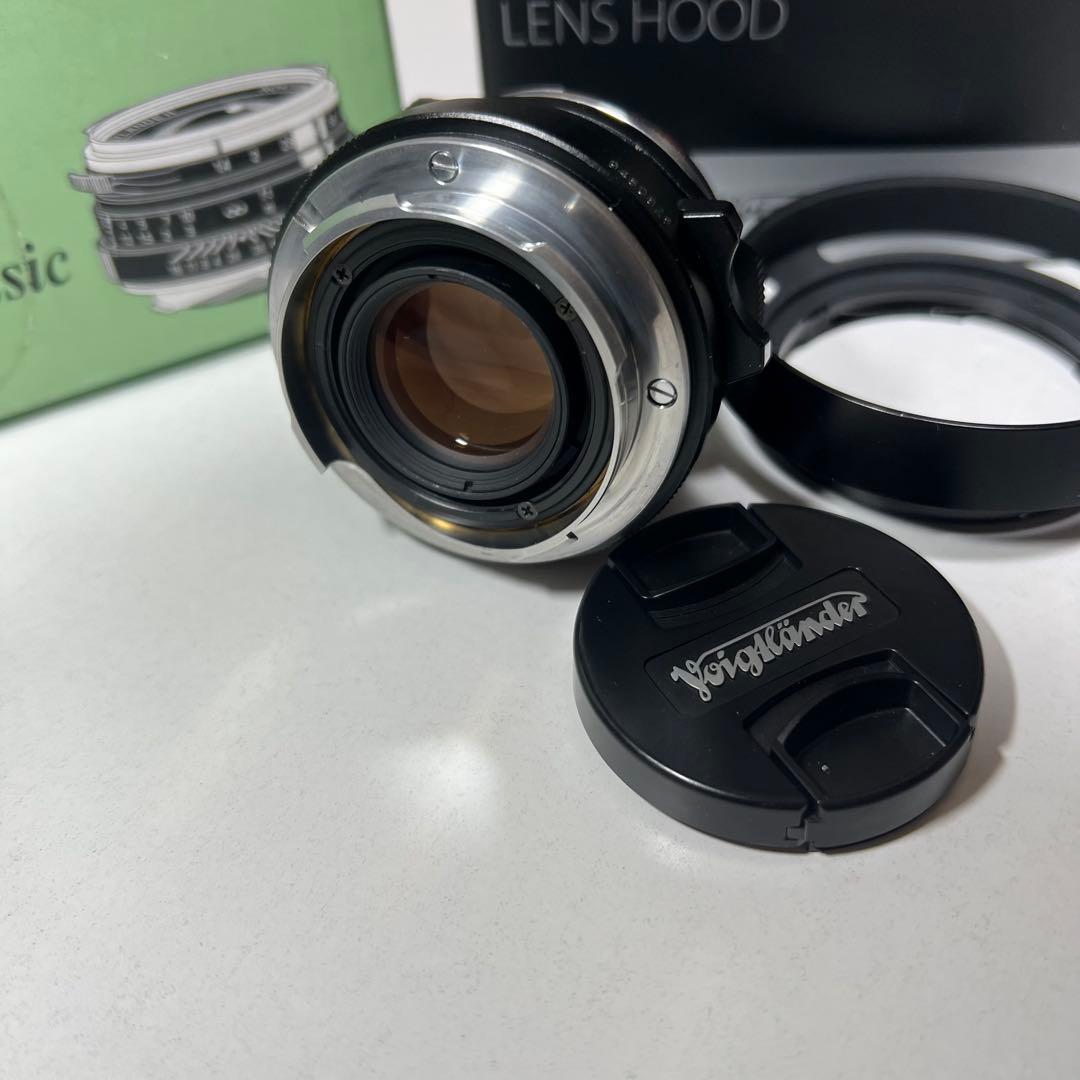 NOKTON classic 40mm F1.4 SC VM フード付