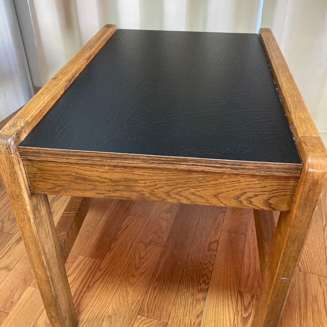 サイドテーブル　木製　ヴィンテージ　テーブル　蚤の市　アンティーク