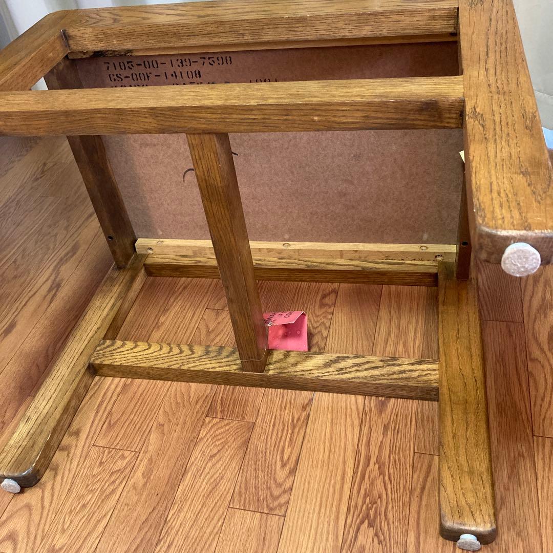 サイドテーブル　木製　ヴィンテージ　テーブル　蚤の市　アンティーク