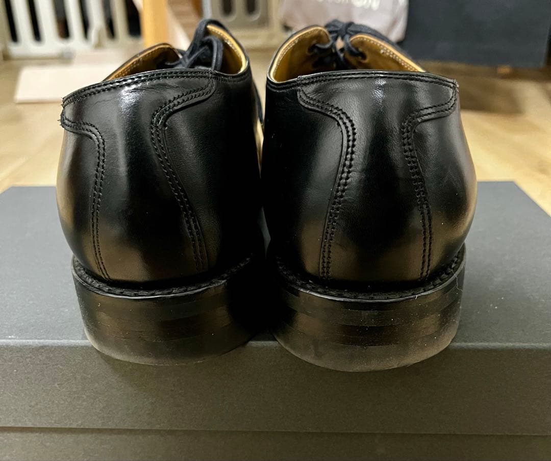 靴 BROTHER BRIDGE ALI VINTAGE CALF BLK 8.5