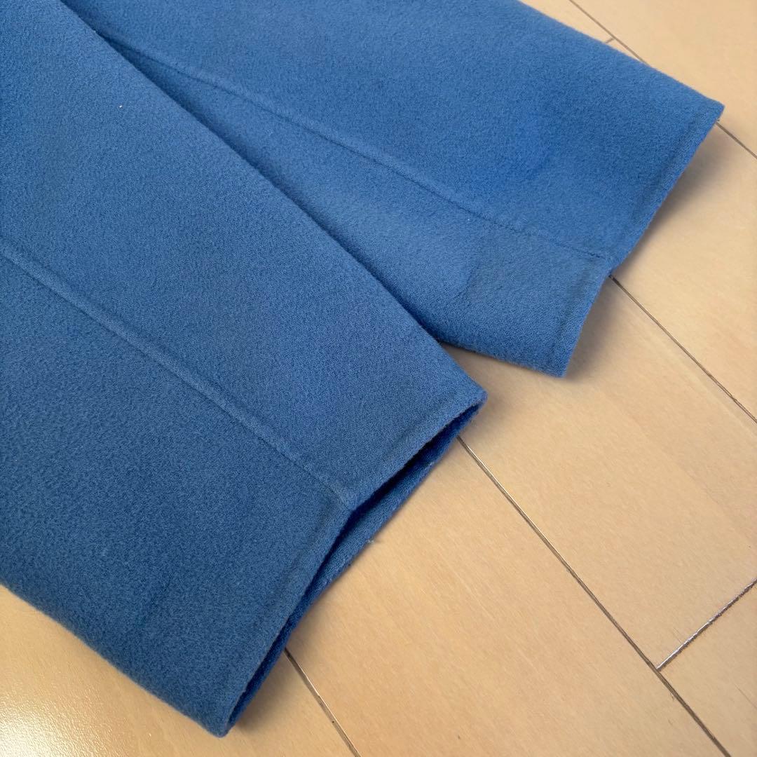 人気 スローブイエナ ハミルトン ダブルフェイスショートコート ライトブルー