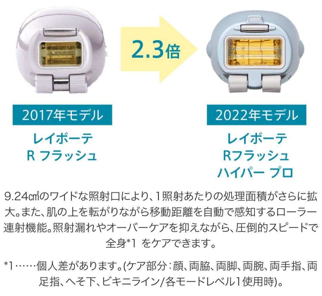 【新品同様】YA-MAN レインボーテRフラッシュ　ハイパープロ　YJEA1L