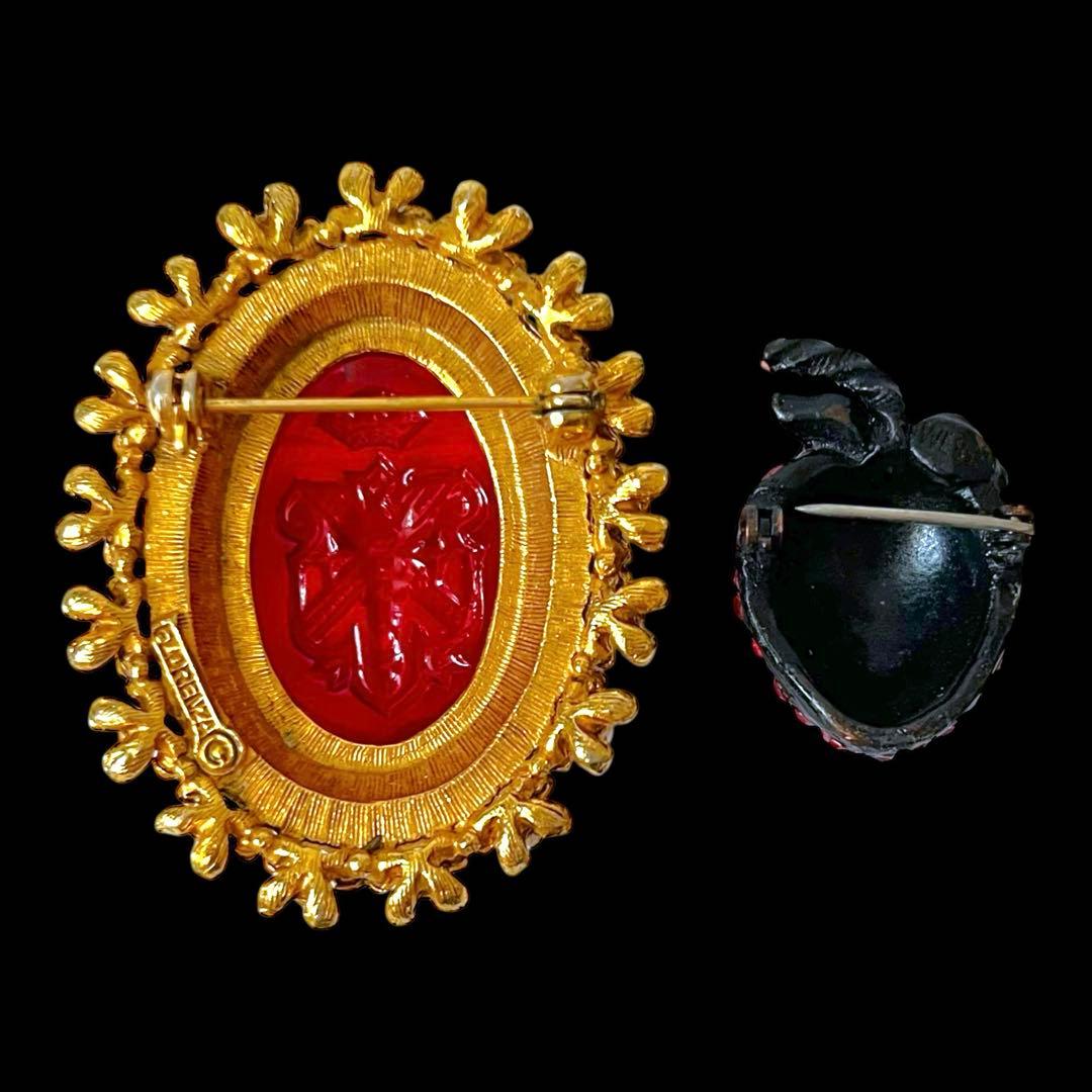 ☆BLACK FRIDAY福袋☆レッド&ピンク系☆ブランド&蛍光ブローチ多数！