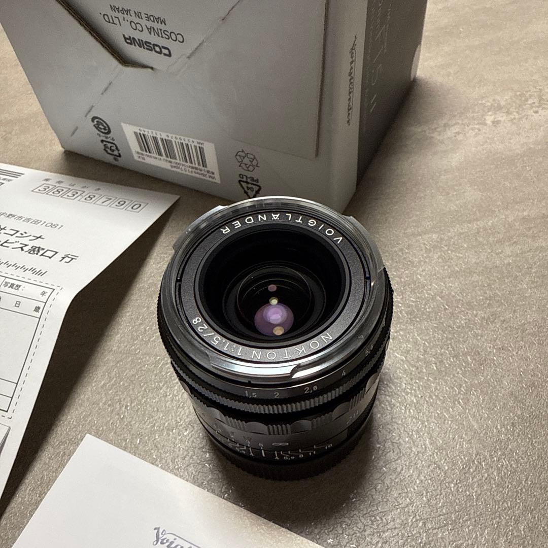 【美品】Voigtländer NOKTON 28mm F1.5　VMマウント